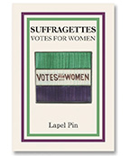 Votes for Women lapel pin