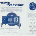 An advert - it shows an image of the Televisor in blue with text around it