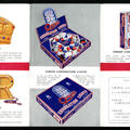 Images of four coronation products: papier mache crown and GR initials; lights and bells