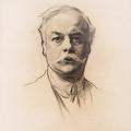 Charcoal portrait of Kenneth Grahame
