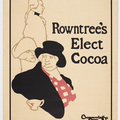 Three outlines of men with the title Rowntree’s Elect Cocoa