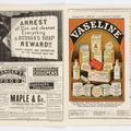 Magazine spread including adverts for soap and Vaseline