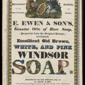 Old advertisement for E. Ewen & Son's Windsor Soap