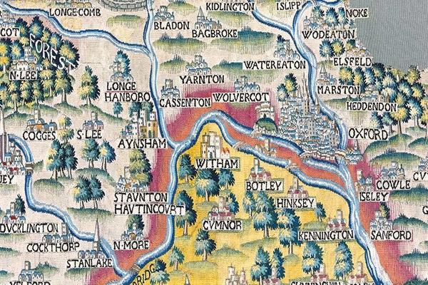 Sheldon Tapestry Map: Oxfordshire