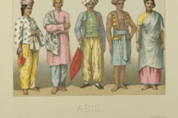 Colour illustration from costume book