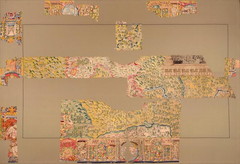 Sheldon Tapestry Map: Oxfordshire | Visit the Bodleian Libraries