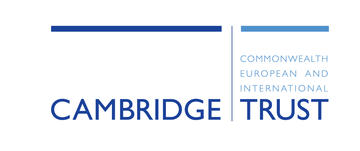 The blue logo of the Cambridge Commonwealth, European & International Trust